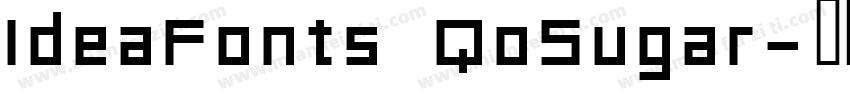 IdeaFonts QoSugar字体转换